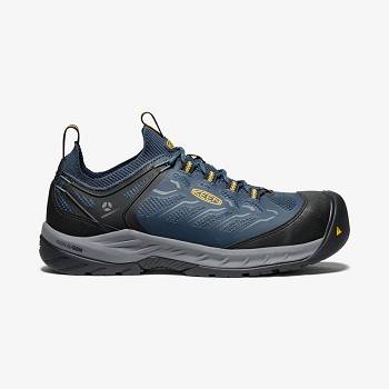 KEEN Férfi Flint II Sport (Carbon-Fiber Toe) Munkavédelmi Cipő Sötétkék